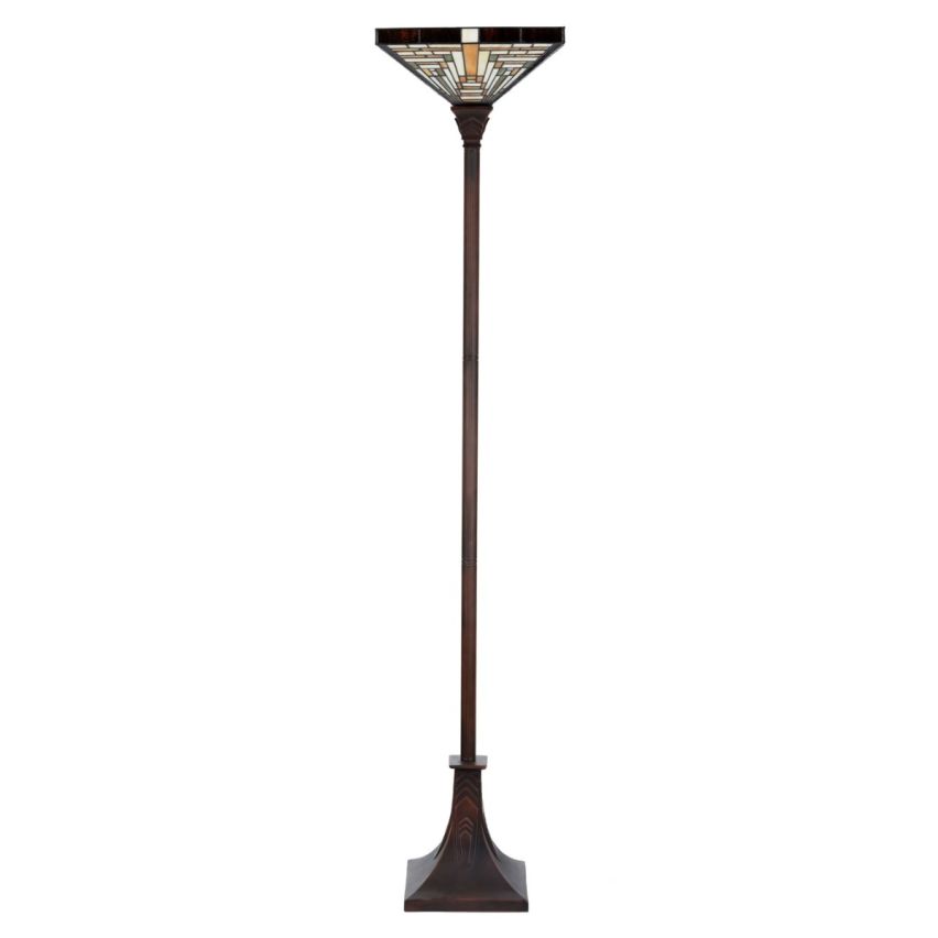 Tiffany Vloerlamp Rising Sun Uplighter